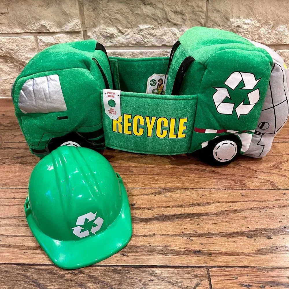 *Same Day Ship* Last One*NWT Recycle Truck Worker Green Halloween Costume Age3-7 - Picture 2 of 7